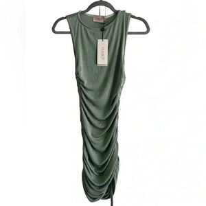 Club London New WithTags Side Rushed Mini Dress